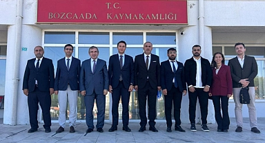Vali - Mülkiye Başmüfettişi Abdulkadir Yazıcı'dan Bozcaada'ya ziyaret
