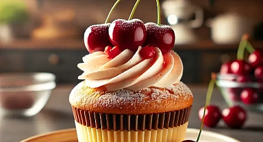 Vişneli Cupcake tarifi