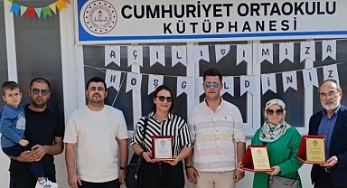 Yenice Cumhuriyet Ortaokulu'na yeni kütüphane