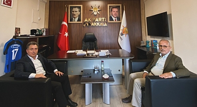 Yıldıray Ölçek'ten Ömer Faruk Göktürk’e hayırlı olsun ziyareti