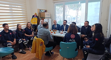 112 Acil Sağlık Hizmetleri İstasyonu'na ziyaret