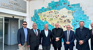 AK Parti heyeti Bozcaada'da