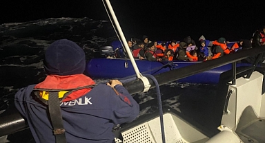 Ayvacık Açıklarında göçmen operasyonu