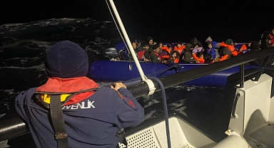 Ayvacık Açıklarında göçmen operasyonu