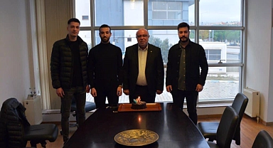 Başkan Abdullah Deniz’e doğum günü kutlaması