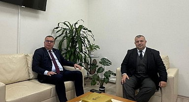 Başkan Birol Arslan'dan Türk Telekom İl Müdürü İsmail Burak Doğan'a ziyaret