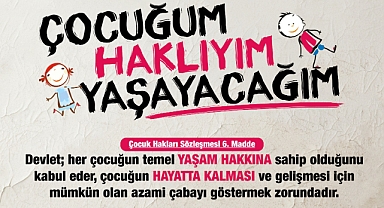 Başkan Erkek'ten 20 Kasım Dünya Çocuk Hakları Günü mesajı