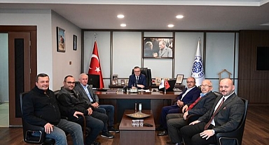 Başkan Şen, ziyaretçilerini ağırladı