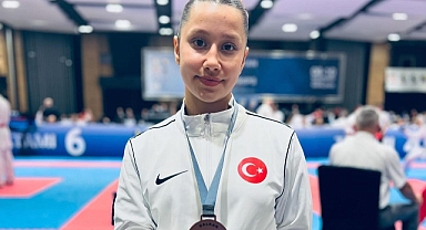 Beyza Akkaya'dan Balkan Karate Şampiyonası’nda bronz madalya