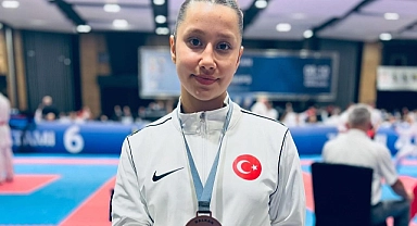 Beyza Akkaya'dan Balkan Karate Şampiyonası’nda bronz madalya