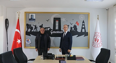 Biga Çiçeklidede Spor Kulübü'nden İl Müdürlüğü'ne ziyaret