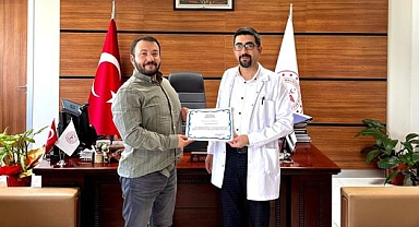 Biga Devlet Hastanesi'nden Uzm. Dr. Yunus B. Koçyiğit'e veda
