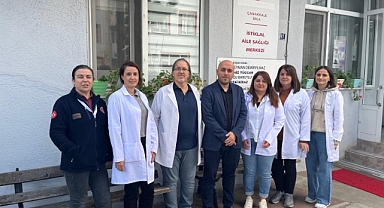 Biga İlçe Sağlık Müdürü İsmail Sezgen, Aile Sağlığı Merkezlerini ziyaret etti
