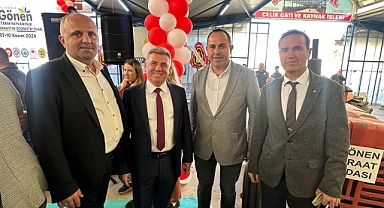 Biga TSO yönetimi, Gönen Fuarı'nın açılışında