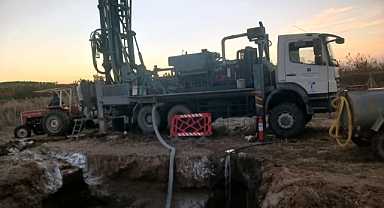Bozcaada'da yeni su kuyusu çalışmaları başladı