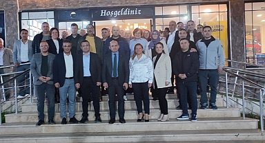 Çan Kaymakamlığı’nda Zübeyde Dinç’e veda yemeği