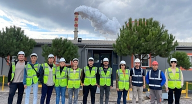 Çan MYO Öğrencileri Çan2 Termik Santrali’nde sektörü öğreniyor