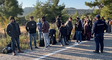 Çanakkale’de 23 düzensiz göçmen yakalandı