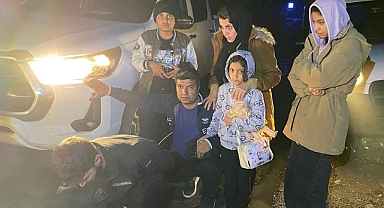 Çanakkale’de 5 düzensiz göçmen ve 1 göçmen kaçakçısı yakalandı