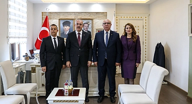 Çanakkale’nin iş insanlarından Vali Toraman’a ziyaret