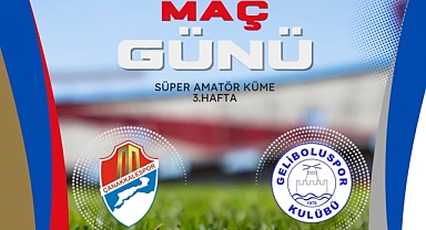 Çanakkalespor ve Geliboluspor maç heyecanı