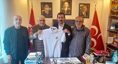 Çanakkalespor Yönetiminden MHP İl Başkanı Hakan İmamoğlu'na ziyaret