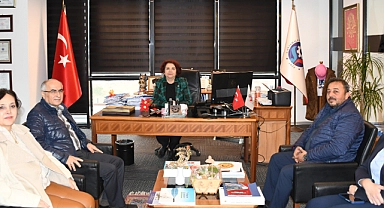 ÇOMÜ Sosyal Bilimler MYO’dan ÇTSO’ya ziyaret