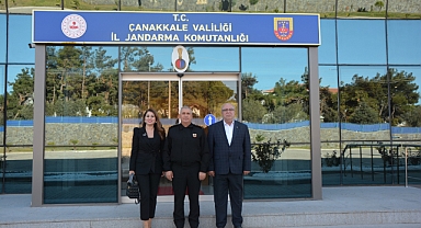 ÇTB’den İl Jandarma Komutanı Ersin Aslan’a ziyaret