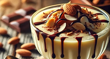 Ev yapımı bademli puding tarifi