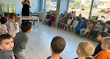Gelibolu Devlet Hastanesi'nden Anaokulu öğrencilerine el hijyeni eğitimi