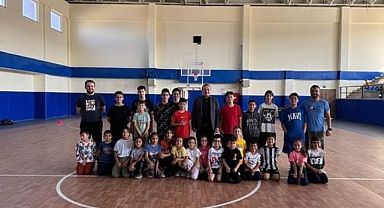 Genç yetenekler için Lapseki Belediyesi Basketbol Kursları devam ediyor!
