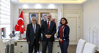 Gökçeada Cemevi heyetinden Vali Ömer Toraman'a ziyaret