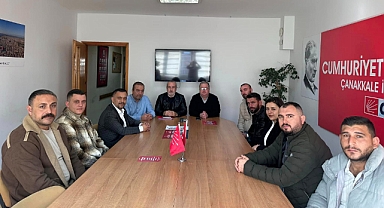 Hizmet-İş Sendikası Çanakkale Şubesi'nden İl Başkanı Gürbüz'e ziyaret