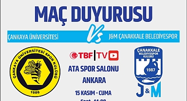 J&M Çanakkale Belediyespor, Ankara deplasmanında