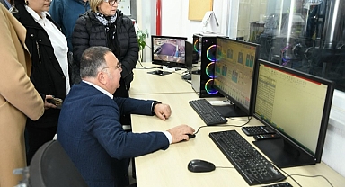 Kepez Belediyesi protokolünden Çanakkale Entegre Katı Atık Tesisine ziyaret