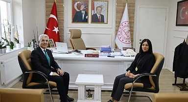 Müdür Borca, Müdür Hayta’yı makamında ziyaret etti