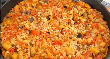 Sebzeli bulgur pilavı tarifi