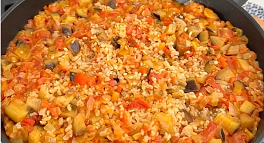 Sebzeli bulgur pilavı tarifi