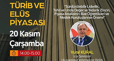 Türkiye Ürün İhtisas Borsası Aylık Semineri 20 Kasım’da gerçekleşecek