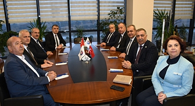 Vali Toraman, ÇTSO yönetim kuruluna ziyaret