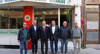 Vali Toraman’dan Ziraat Odası’na ziyaret