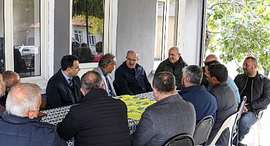 Vali Toraman Kayadere ve Işıklar köylerini ziyaret etti