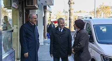Vali Toraman ve Müdür Kurt’tan Çarşı ziyareti