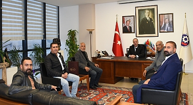 Vanlılar Derneği'nden ÇTSO Başkanı Semizoğlu'na ziyaret