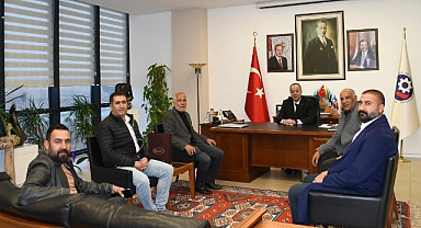 Vanlılar Derneği'nden ÇTSO Başkanı Semizoğlu'na ziyaret