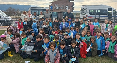 18 Mart İlkokulu öğrencilerinden Tohum Sandığın'a ziyaret
