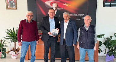 Atatürkçü Düşünce Derneği Çardak Şubesi'nden Başkan Öztürk'e ziyaret