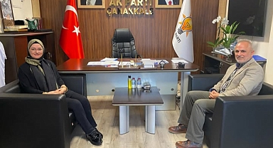 Aynur Yavaş'tan İl Başkanı Göktürk'e ziyaret