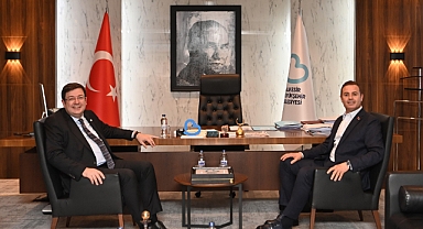 Başkan Erkek'ten Başkan Akın'a ziyaret