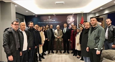 Başkan Göktürk'ten Biga İlçe Başkanlığı'na ziyaret
